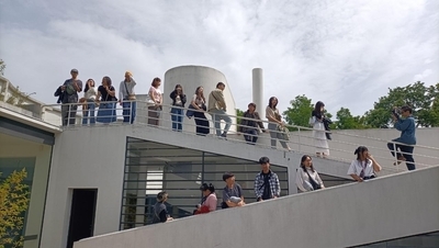 【建築學系】由聯大建築系陳品竹老師帶領19位跨年級學生，行走倫敦巴黎雙城圖片